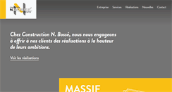 Desktop Screenshot of constructionnbosse.com
